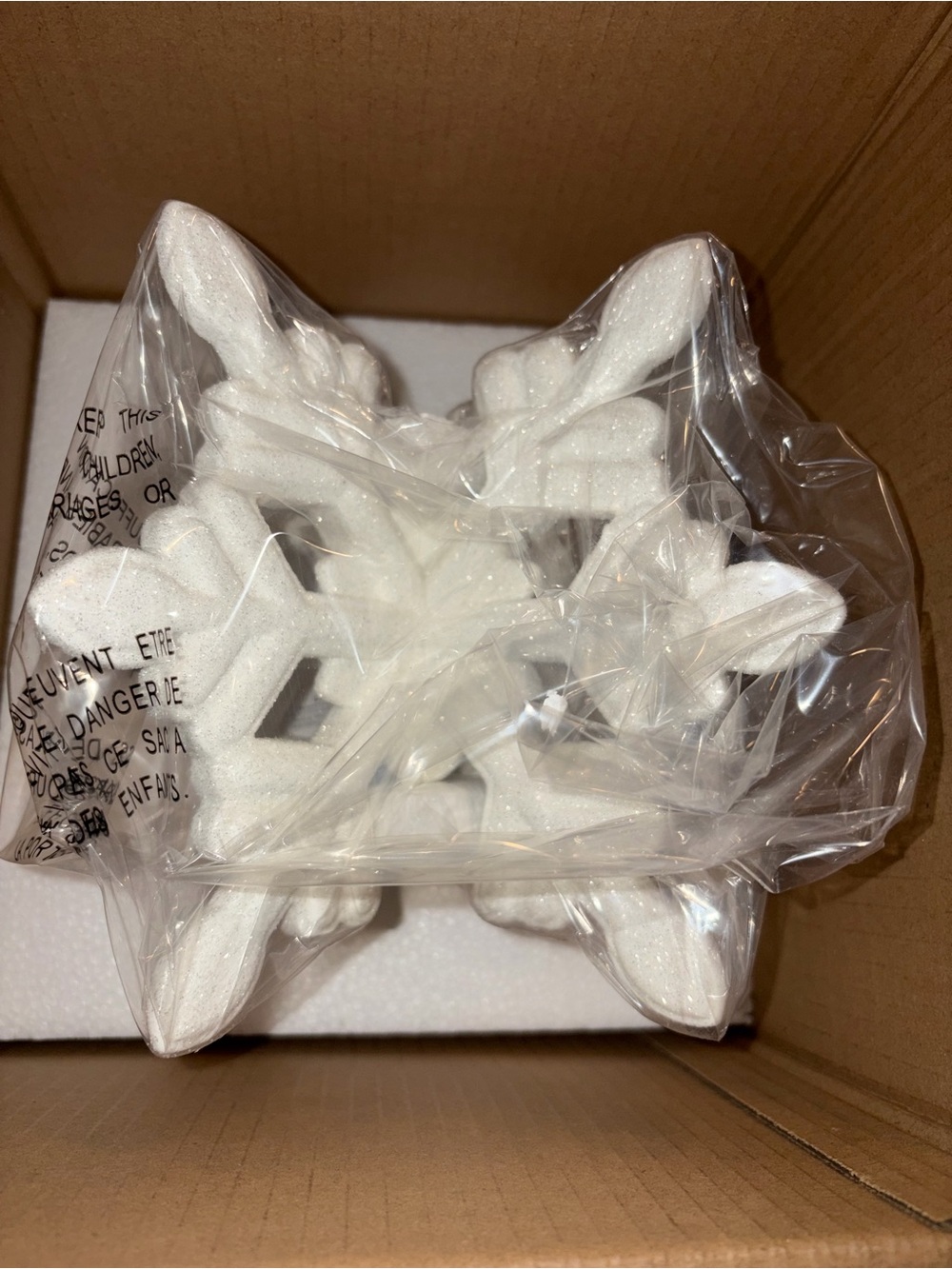Bath and Body Works Snowflake Candle Holders